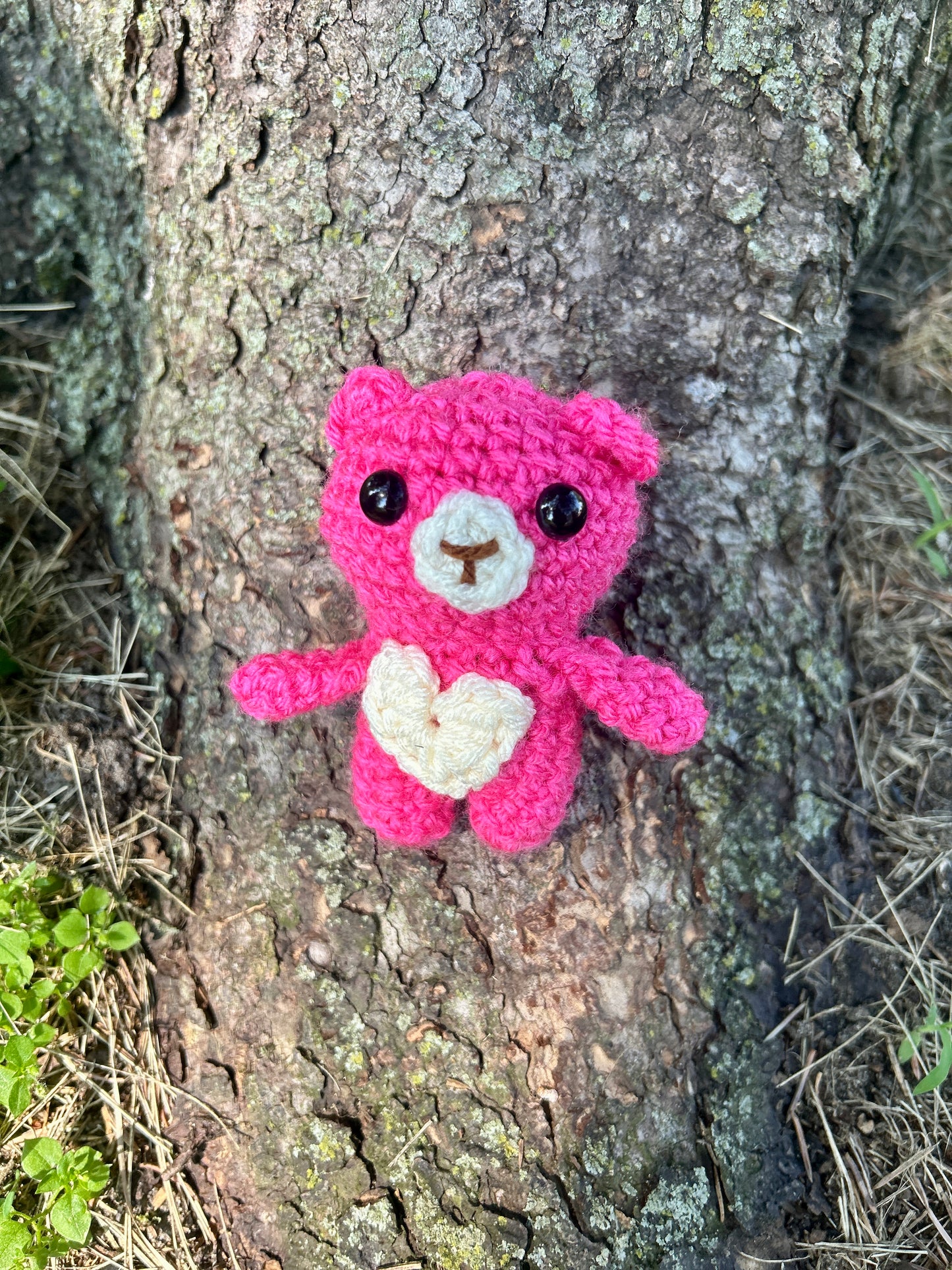 Handmade pastel Crocheted Bear