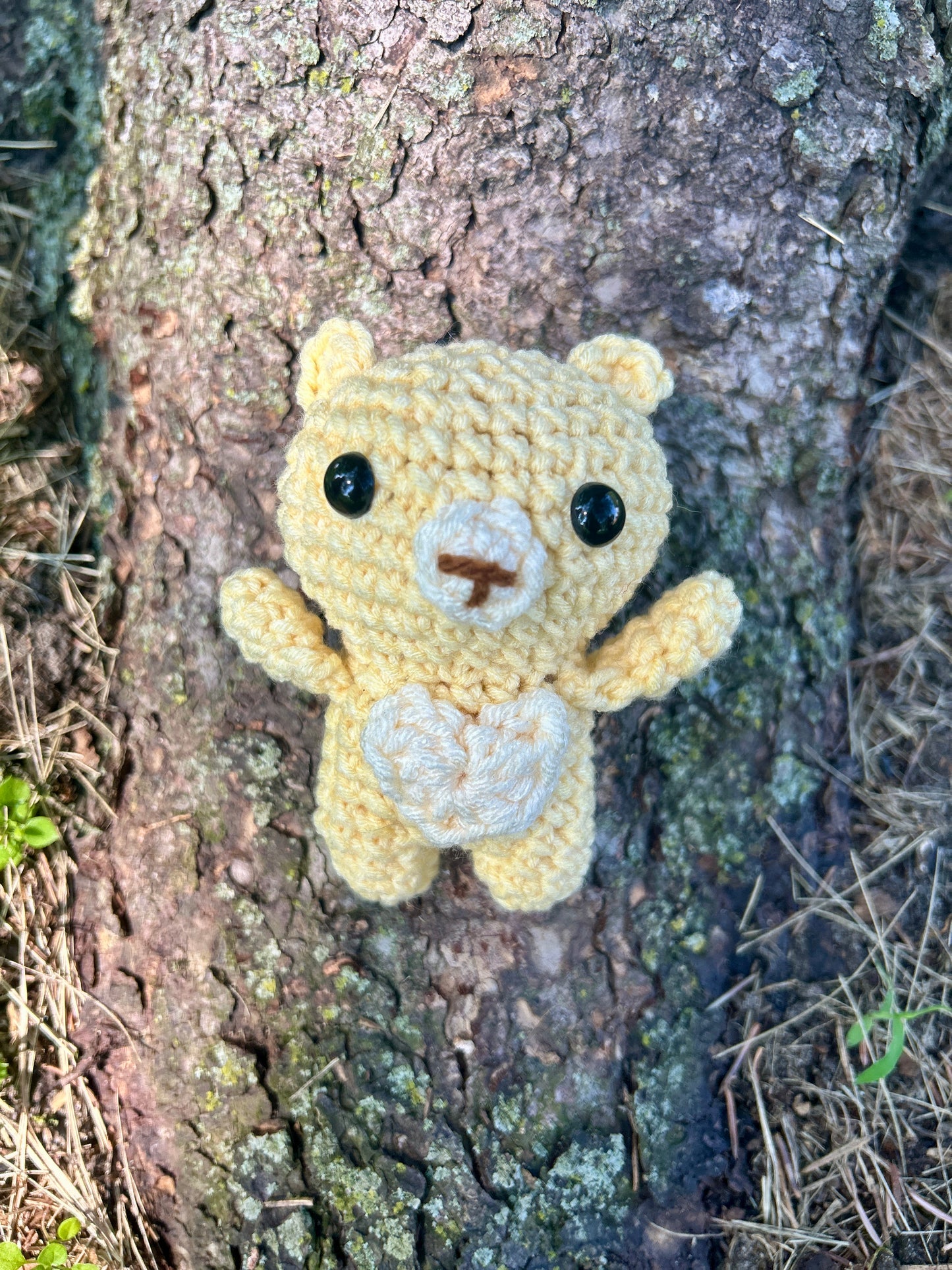 Handmade pastel Crocheted Bear