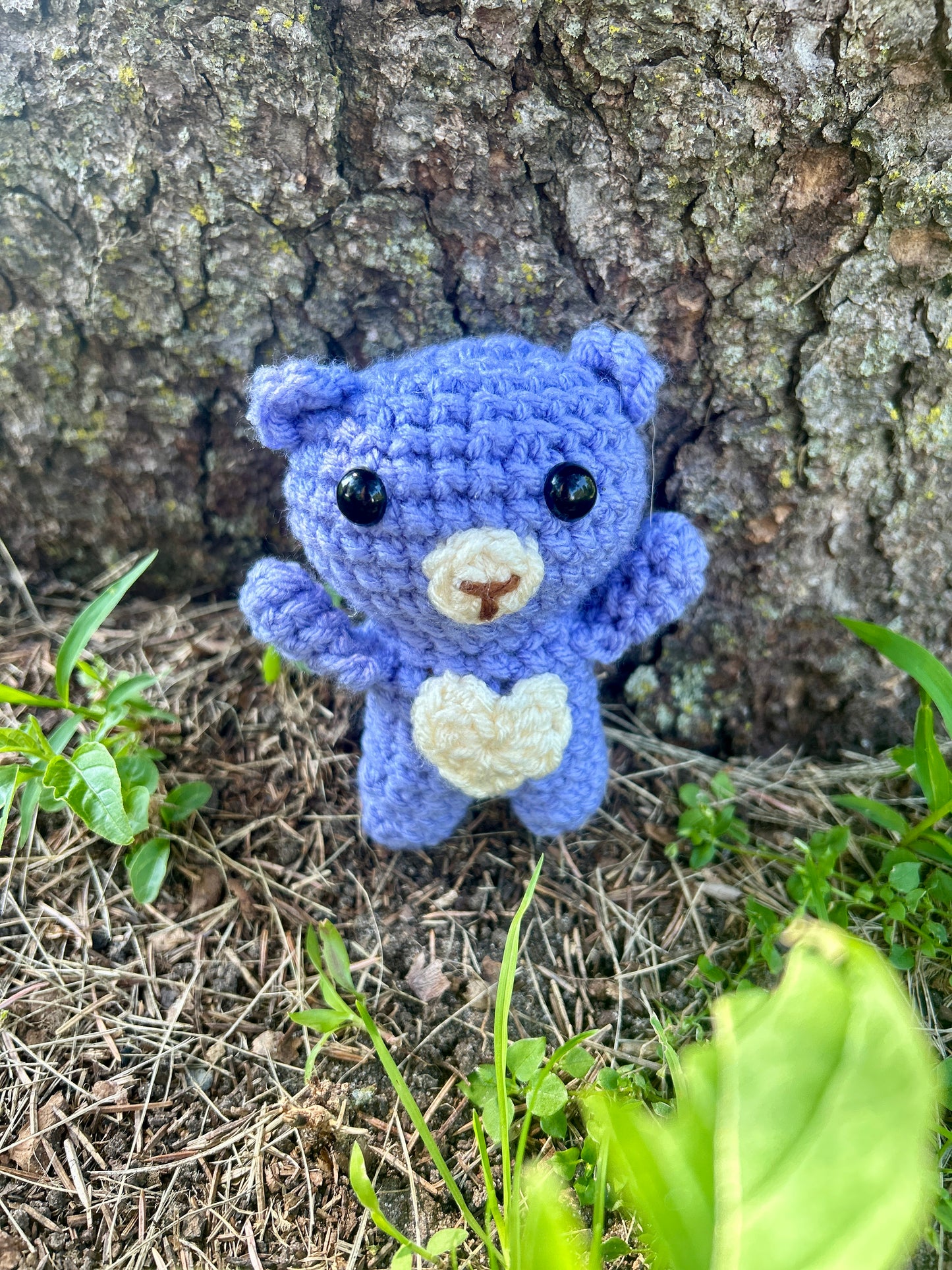 Handmade pastel Crocheted Bear