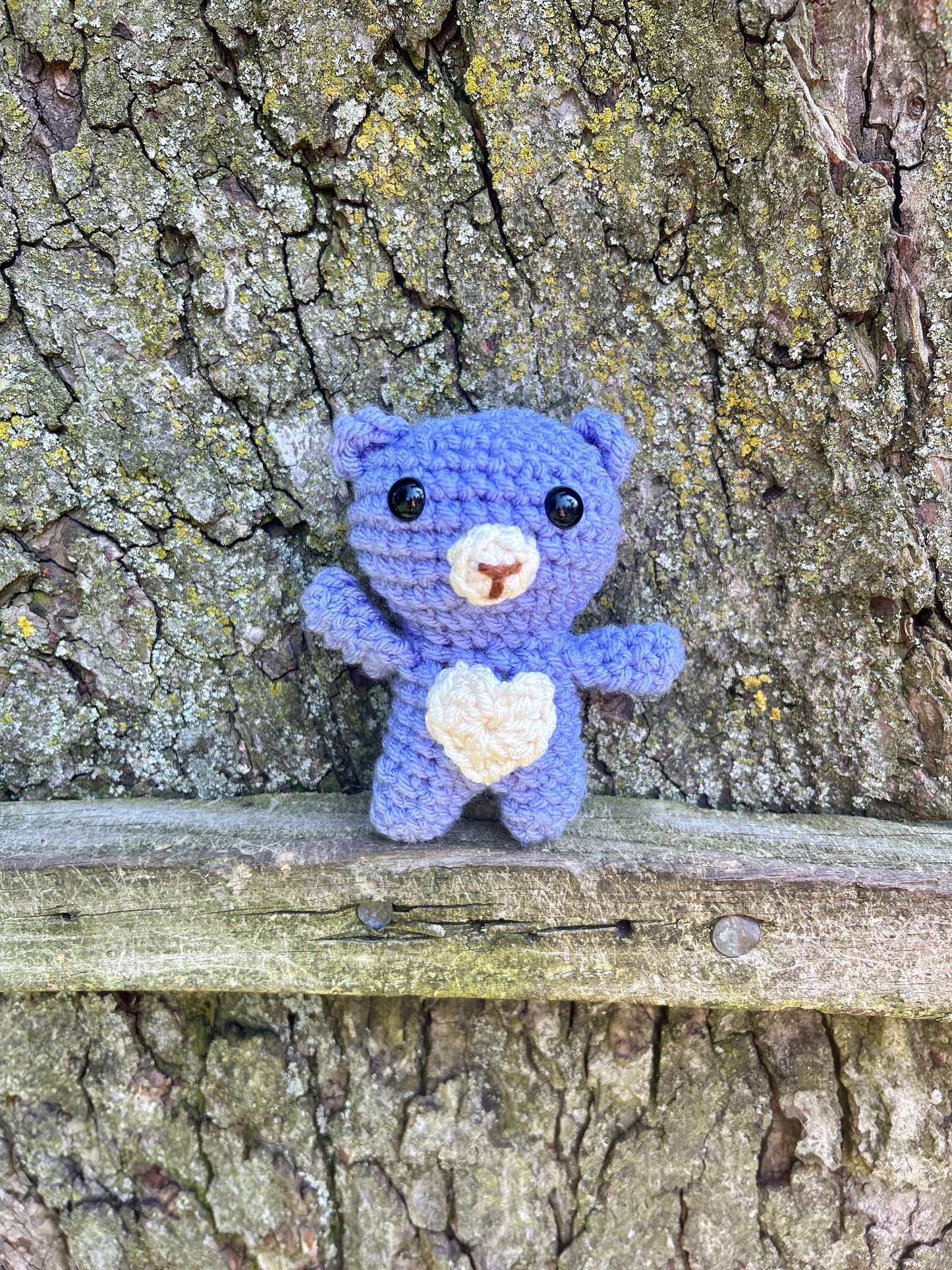 Handmade pastel Crocheted Bear