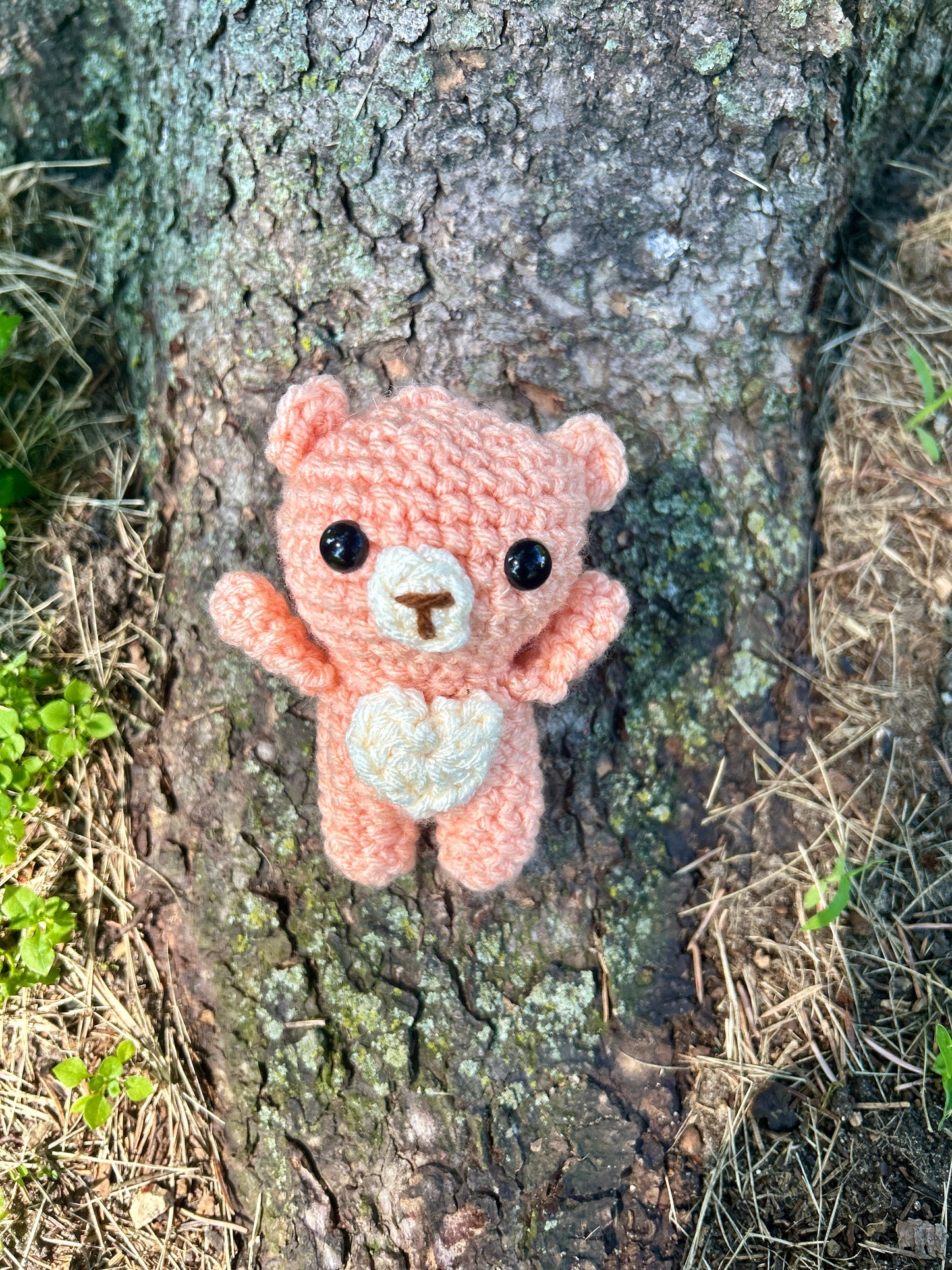 Handmade pastel Crocheted Bear