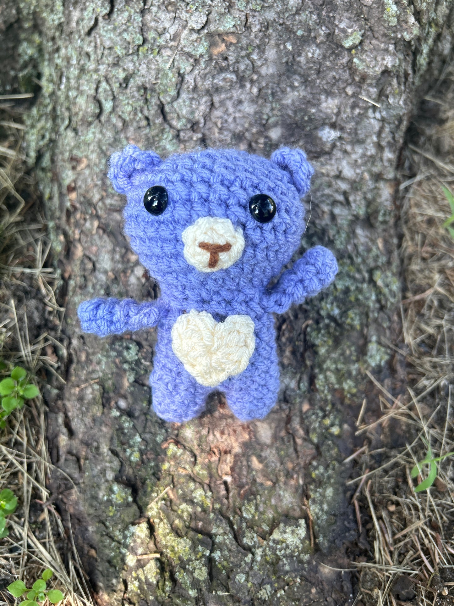 Handmade pastel Crocheted Bear