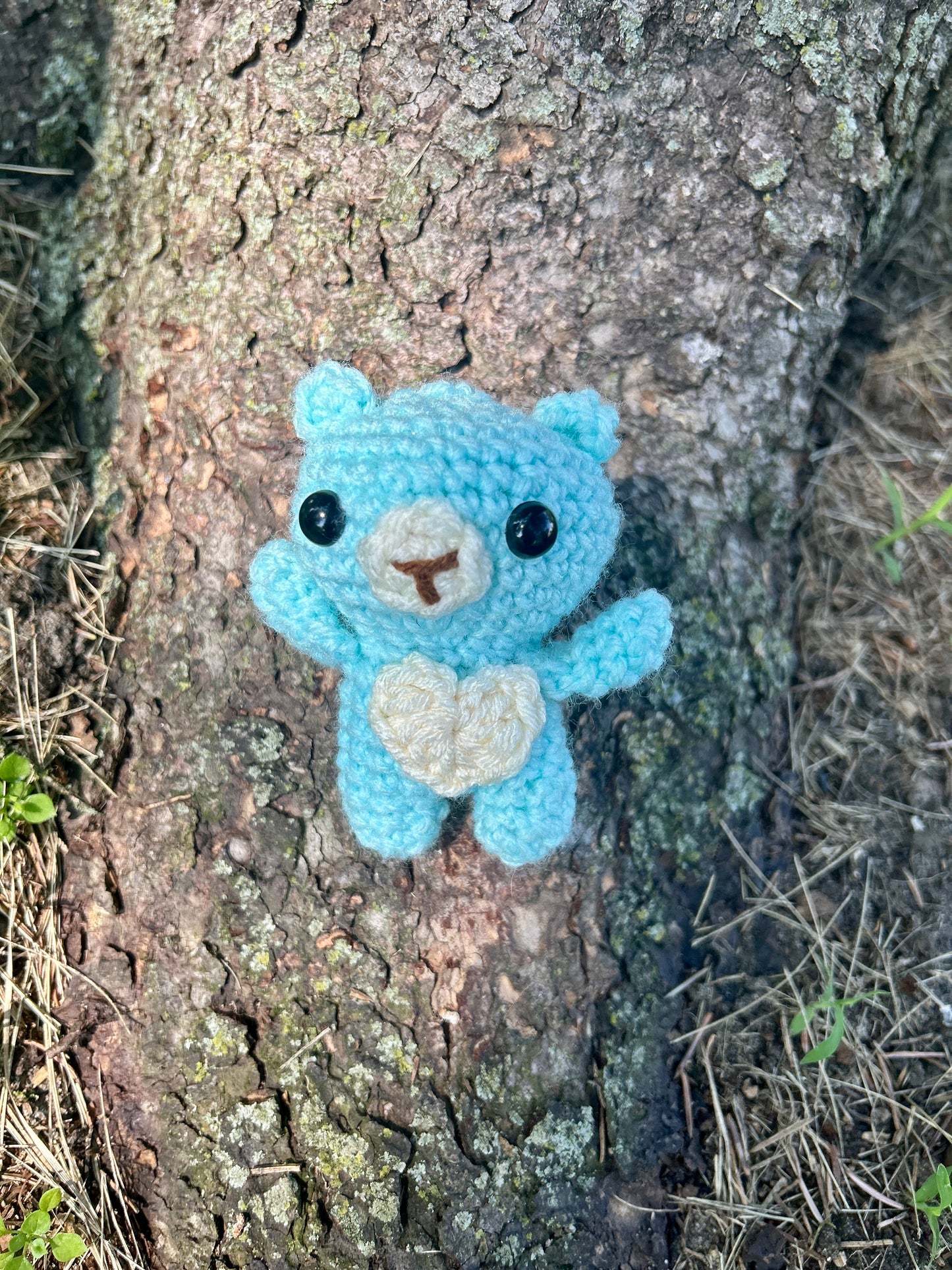 Handmade pastel Crocheted Bear