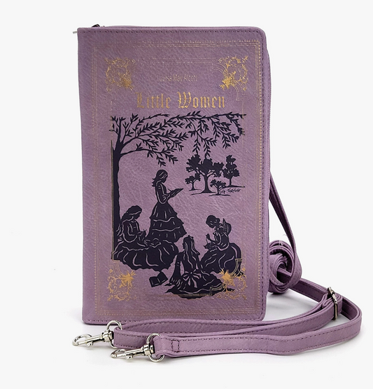 Little Women Book Clutch Bag in Vinyl