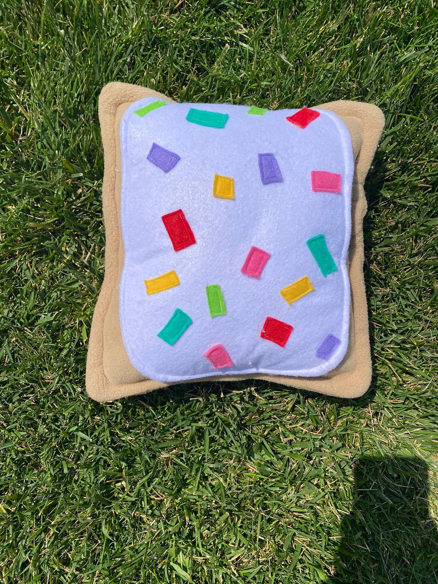 4 Pack all Pop Tart Plushie | Hand Sewn Pastry | Kawaii Food Plush | Foodie Lover Gift | Pretend Play Food | Eco Friendly Toy | Food Stuffie