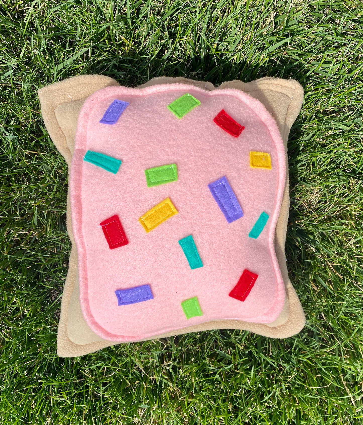 4 Pack all Pop Tart Plushie | Hand Sewn Pastry | Kawaii Food Plush | Foodie Lover Gift | Pretend Play Food | Eco Friendly Toy | Food Stuffie